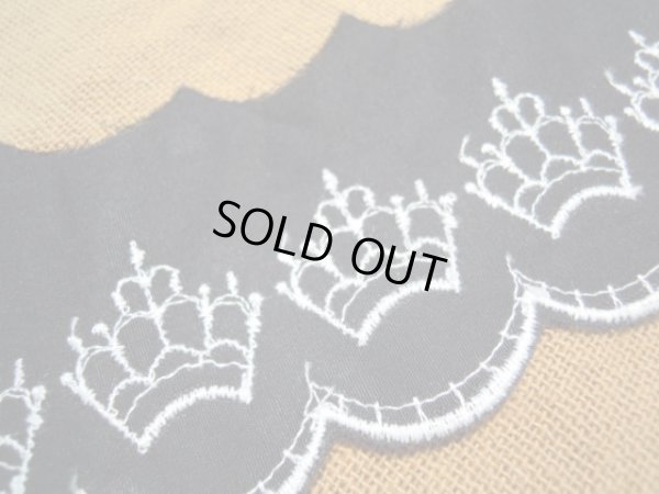 画像2: レース工房☆太陽オリジナル柄　クロのティアラ柄　6.5M