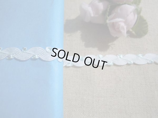 画像1: 幅約0.9Ｃ　お買い得な20M！　シロＸブルーの舞扇　