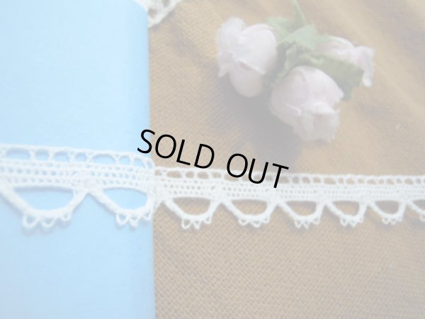 画像2: 幅約1.5ｃ　人気のピコみたいなオフシロのトーションレース　5M