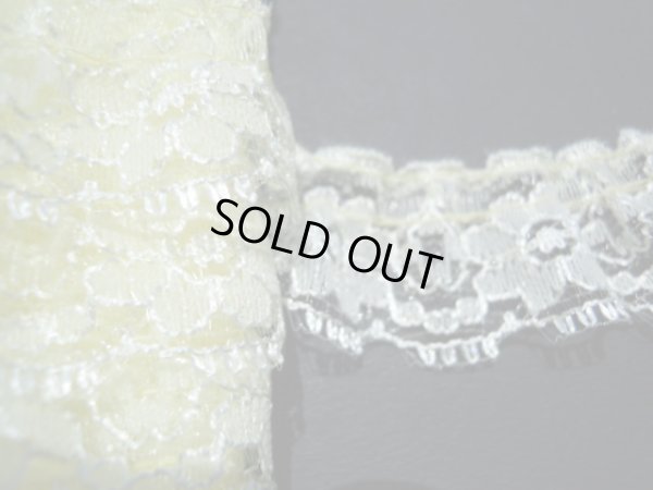 画像1: 幅約2.6ｃ　人気のレモンイェローのフリル　10M