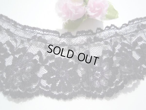 画像2: 幅約4.5ｃ　人気のクロのフリル　10M ●