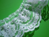 幅約4ｃ　人気のシロのフリル　10M　◎