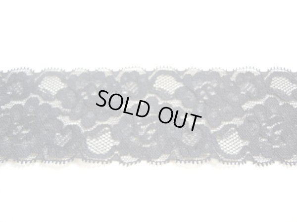 画像2: 在庫処分！人気のクロのストレッチレース　10M　　