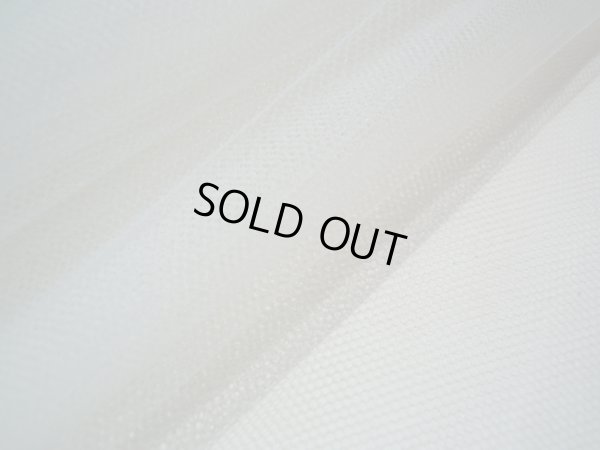 画像2: 数量限定品！　15デニール　人気の少し濃いめのオフシロのソフトチュール　1Ｍ