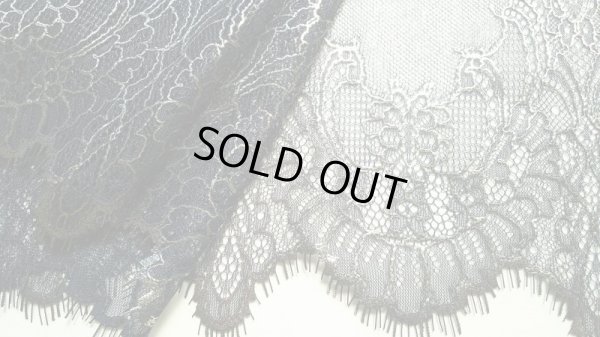 画像3: 高級ラッセル　箔プリント！アイラッシュレース　約1.3Ｍ