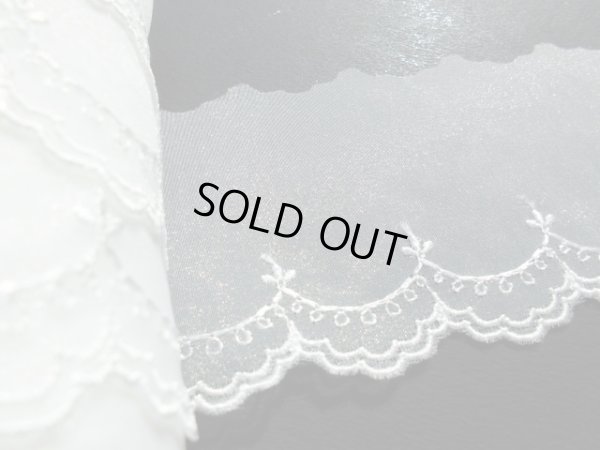 画像2: 超！お買い得！　メッチャ可愛い花柄のオーガンジレース　2.5M