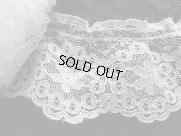 画像1: 幅約4.5ｃ　人気のオフシロのフリル　4M