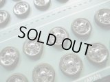 約13ｍｍ　モスグリーン　シルクのくるみスナップ　24個入り