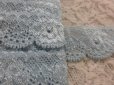画像2: 肌に優しいカラーストレッチレース　ブルー　10M　　 (2)