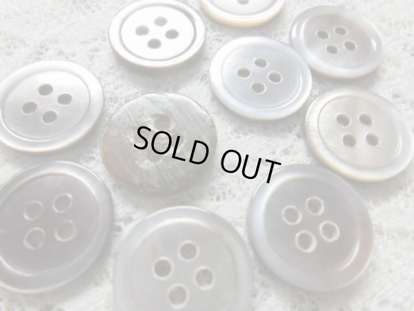 画像2: 約15ｍｍ　可愛いシェルボタ10個入り