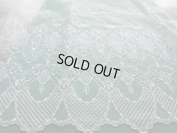 画像4: 流行の兆し、ロマンティックレース！！！　　オフシロの広幅高級オーガンジレース　2M