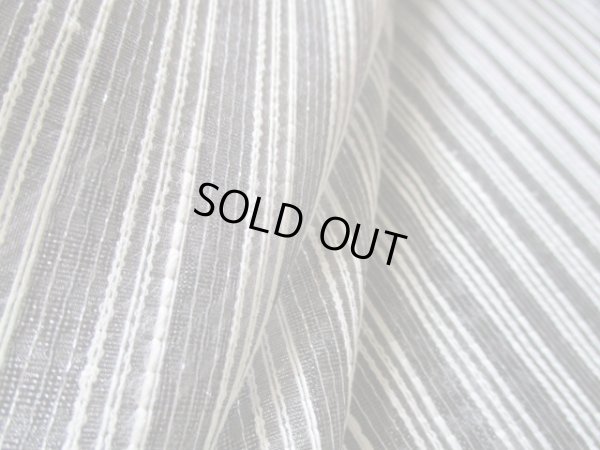 画像2: お買い得なクロXオフX淡いシルバーラメ　2Ｍ