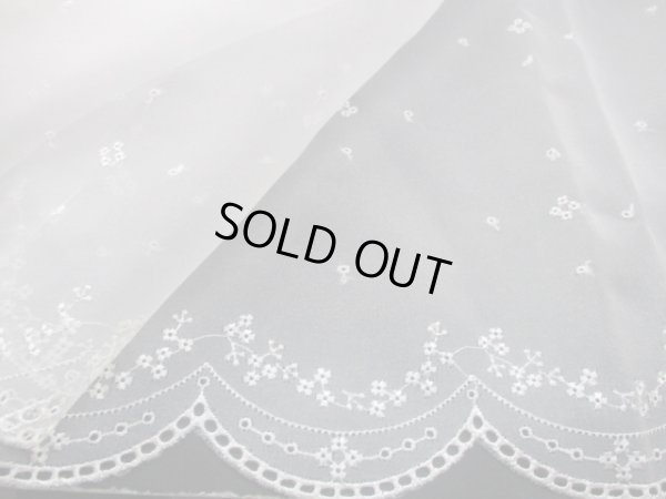 画像1: 流行の兆し、ロマンティックレース！！！　　オフシロの中幅高級オーガンジレース　1.5M