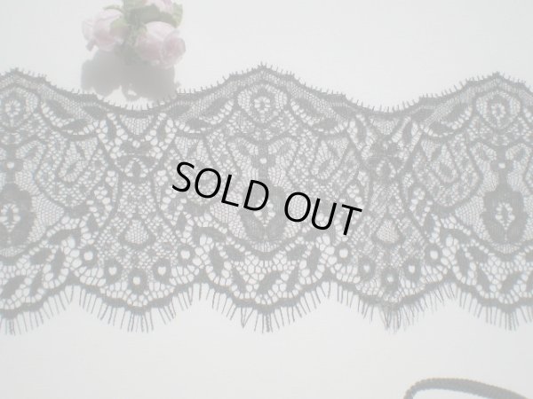 画像1: 高級ラッセル　アイラッシュレース　約1.4Ｍ