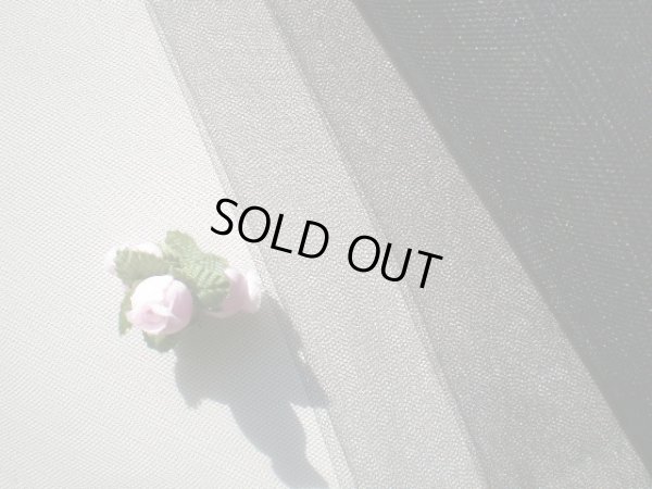 画像1: 15デニール　人気のクロのソフトチュール　1Ｍ