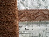 幅約1.8ｃ　人気のチョコレートブラウンのトーションレース　5M