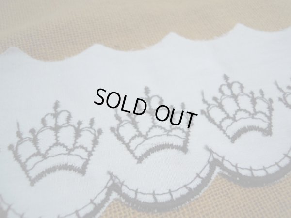 画像2: レース工房☆太陽のオリジナル柄　シロのティアラ　2M