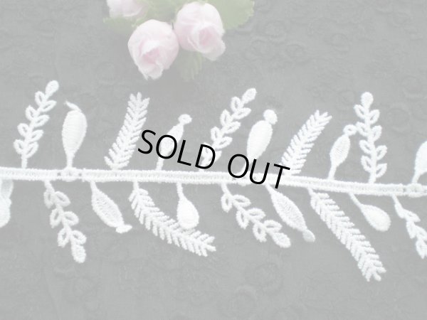 画像1: 人気の綿のコットンケミカルのアクセサリーレース　３０センチ