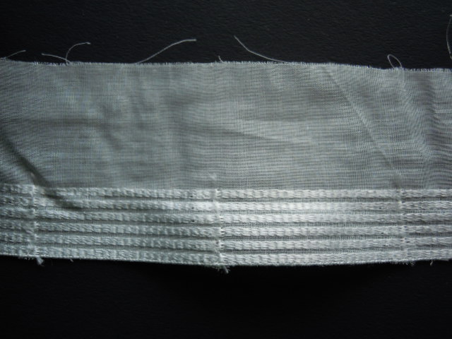 画像2: 幅約5.5ｃ　人気のオフシロのエレガントな綿オーガンジレース　3Ｍ