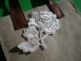 画像: 薔薇柄のケミカル・モチーフレース　１枚