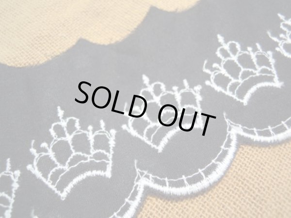 画像2: レース工房☆太陽オリジナル柄　クロのティアラ柄　6.5M