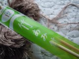 画像: 人気の竹編み針　2本針12号
