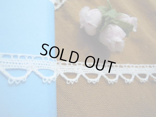 画像2: 幅約1.5ｃ　人気のピコみたいなオフシロのトーションレース　5M