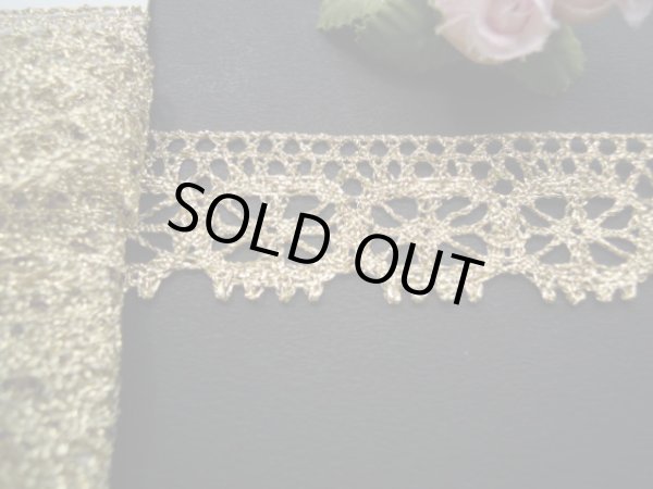 画像2: 幅約2.5ｃ　 人気のゴールドラメトーションレース　3M