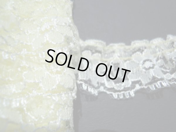 画像1: 幅約2.6ｃ　人気のレモンイェローのフリル　10M