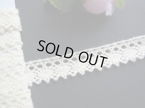 画像1: 幅約1.3ｃ　人気のキナリのトーションレース　1.5M