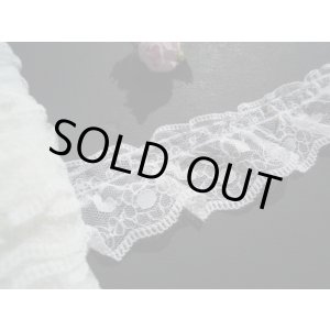 画像: 幅約4c お買い得な人気のオフシロのフリル 10M