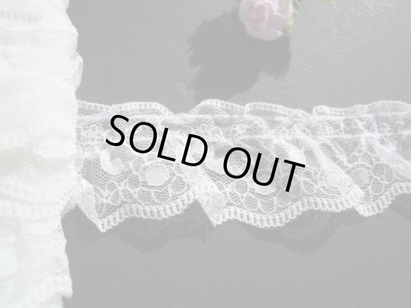 画像3: 幅約4ｃ　お買い得な人気のオフシロのフリル　10M