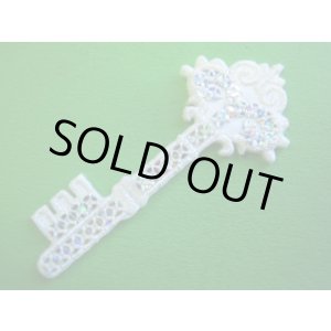 画像: スパングルト-ン！ホットフィックスの幸運の扉を開けます？人気のキー柄　　シロ