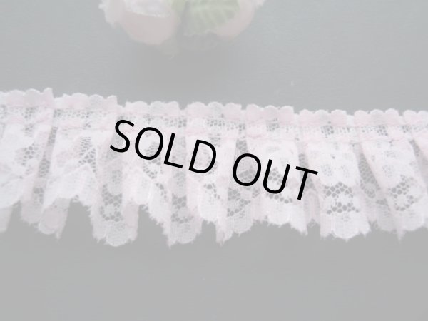 画像3: 人気のピンクのボックス加工　フリ・フリ・フリル・ラッセルレース　2Ｍ