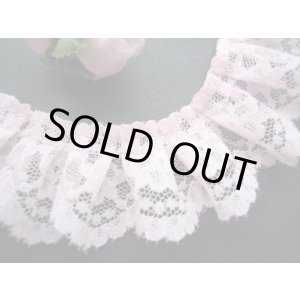 画像: 人気のピンクのボックス加工　フリ・フリ・フリル・ラッセルレース　2Ｍ