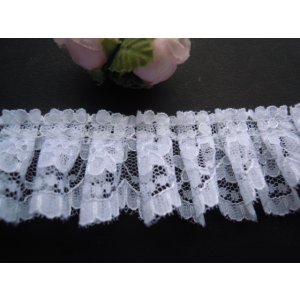 画像: 人気のシロのボックス加工 フリ・フリ・フリル・ラッセルレース 30M ●