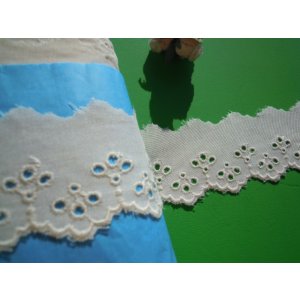 画像: 超！お買い得！人気のバンブー（竹）ファイバーレース！花柄のレース　4.5M