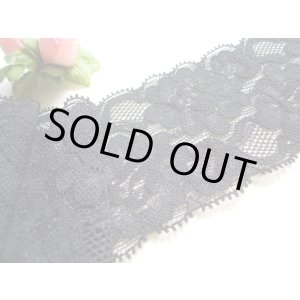 画像: 在庫処分！人気のクロのストレッチレース　10M　　