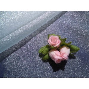 画像: 生地幅約110ｃ　人気のクレポン・オーガンジ　シロ