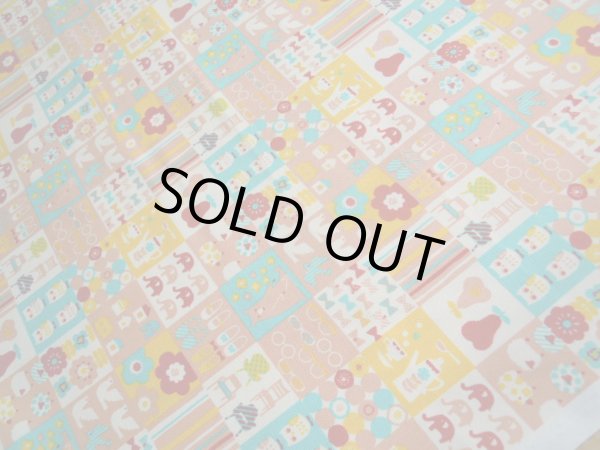 画像3: お買い得！　可愛いキルティングみたいな人気の綿オックスプリント！　ピンク　　1M
