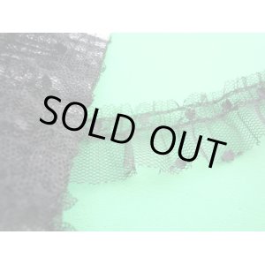 画像: 幅約2.5c　人気のクロのフリル　4M