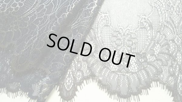画像3: 高級ラッセル　箔プリント！アイラッシュレース　約1.3Ｍ