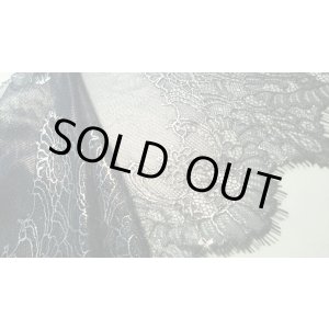 画像: 高級ラッセル　箔プリント！アイラッシュレース　約1.3Ｍ
