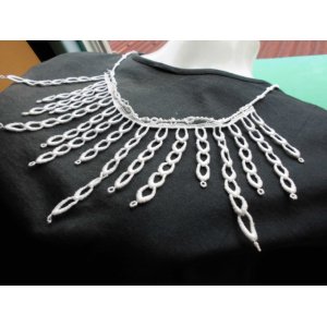 画像: 人気のフリンジンみたいなオフシロのコットンケミカルのアクセサリーレース　0.2M