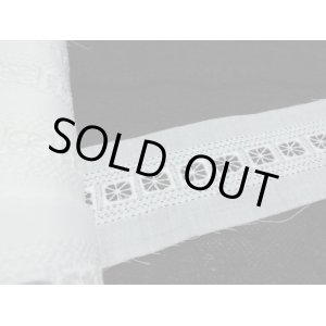 画像: ちょっと変わった綿ハシゴレース　オフシロ　3M