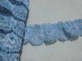 画像: 肌に優しいストレッチフリル！人気の水色　5Ｍ　