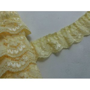 画像: 肌に優しいキイロのフリル　10M