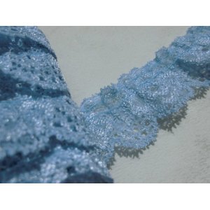 画像: 肌に優しい水色のフリル　10M