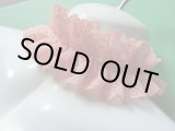 画像: メッチャ、お買い得！チョーカーに如何！？肌に優しいオレンジピンクの人気のフリフリフリル・ラッセルレース　3Ｍ