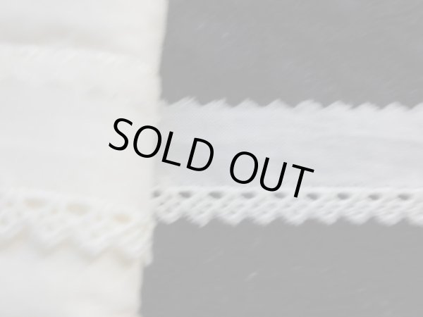 画像2: メッチャ可愛い綿レース　生成り色　4M